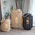 Imitation Bamboo LED Kerzenlaterne Brehn