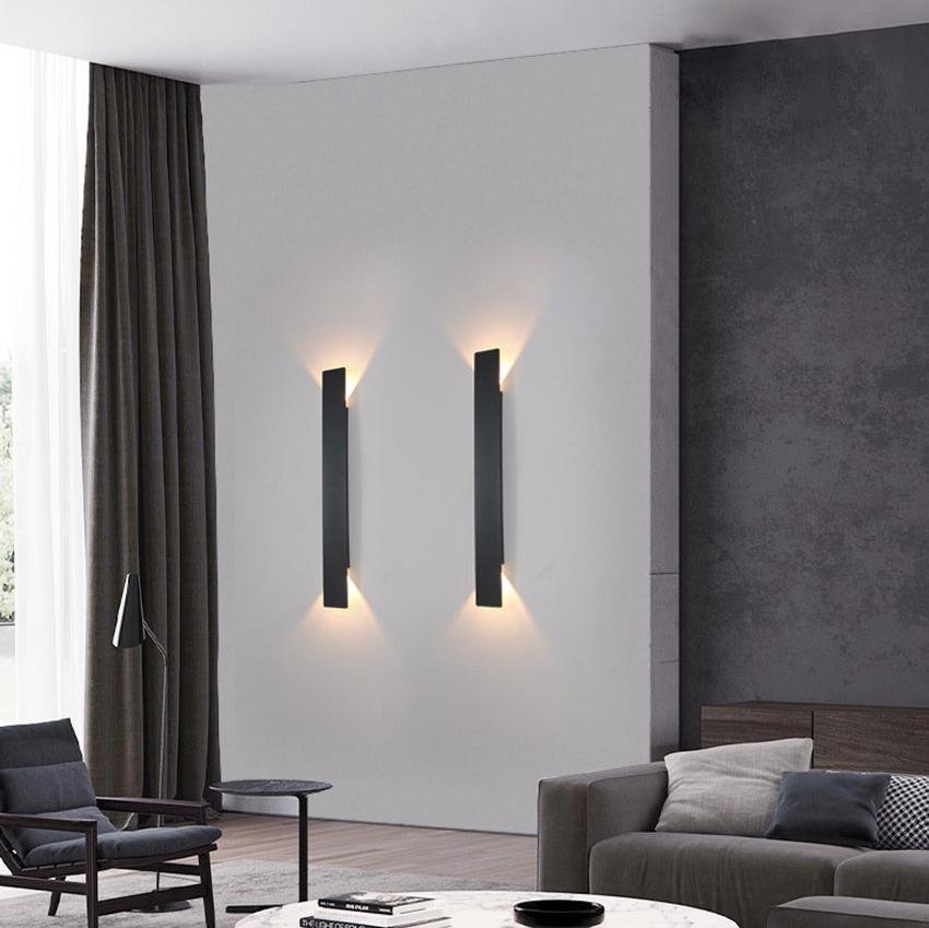 Kashti Outdoor Wasserdichte Rechteckige Auf/Ab Wandlampe | Brehn