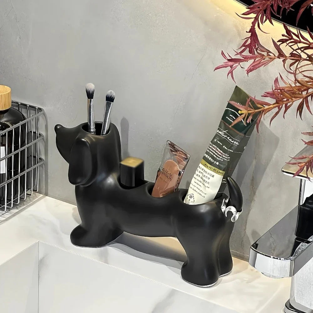 Brehn | Dackel Mehrzweck Badezimmer Organizer