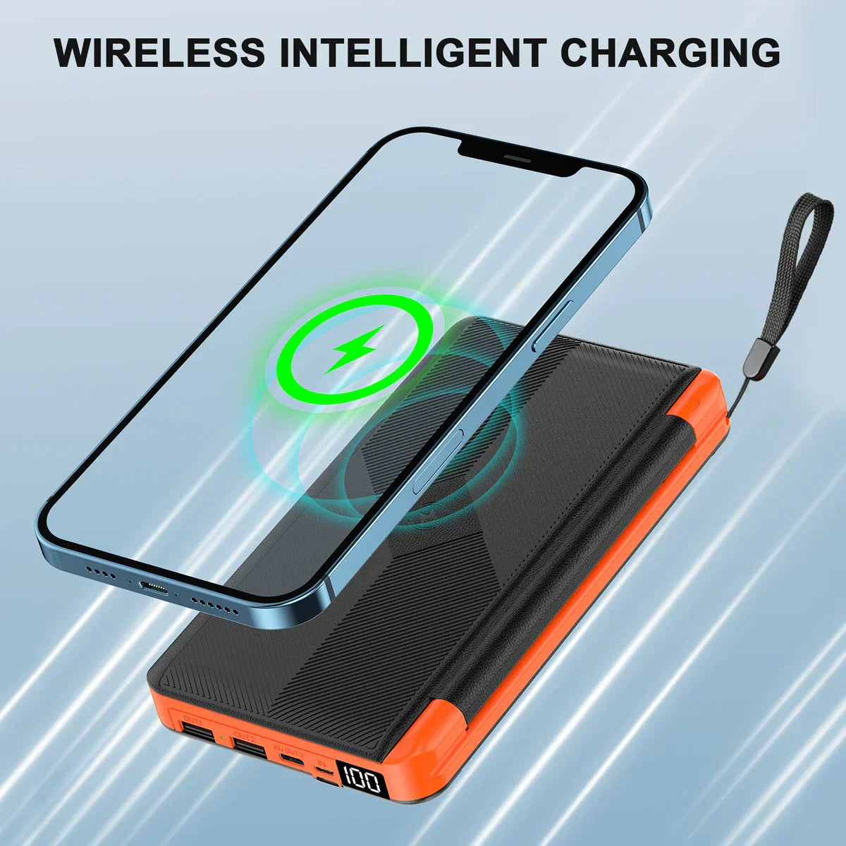 Solar Fast Charging Ultra-Large Capacity Portable Powerbank | Brehn