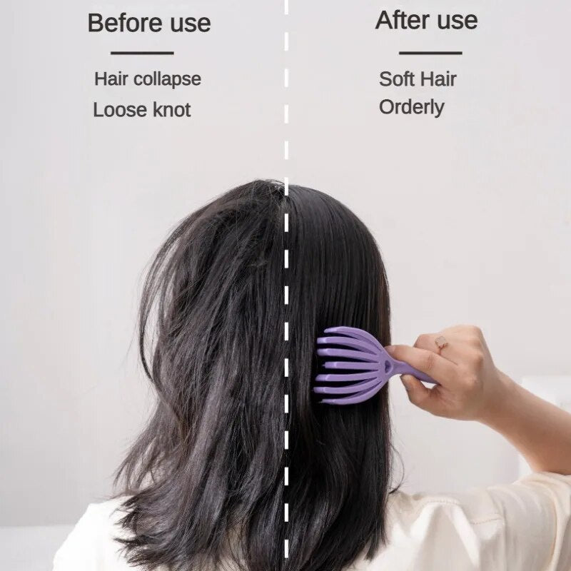 VIvolux | Soft Touch Kopfhautmassage Haar Styler Bürste