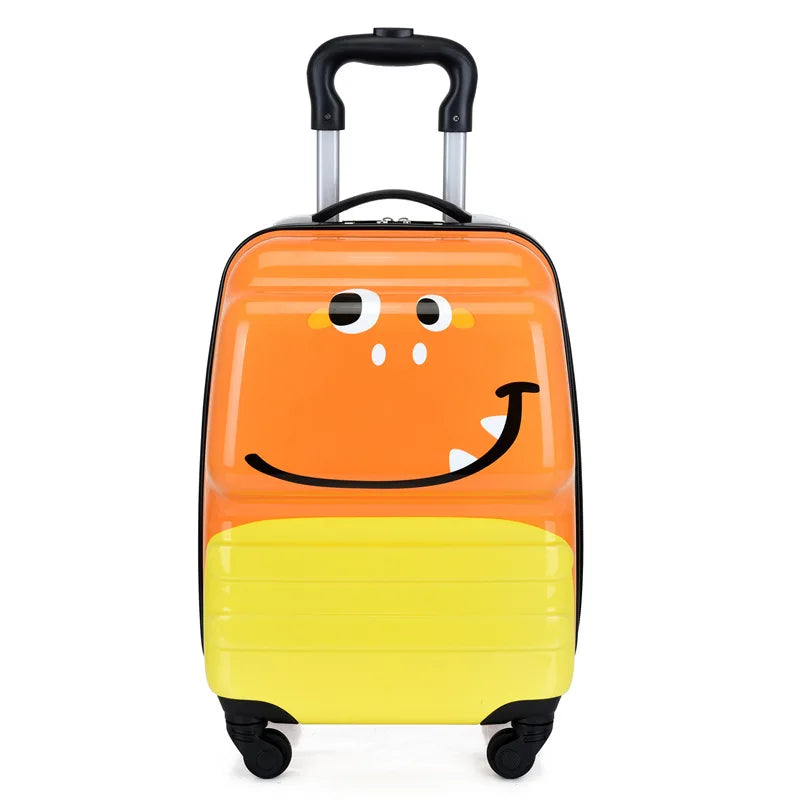 Sydney Kinderkoffer – 3D Tier Trolley mit 360° Rädern und verstellbarem Griff | Leicht und stoßsicher | Brehn