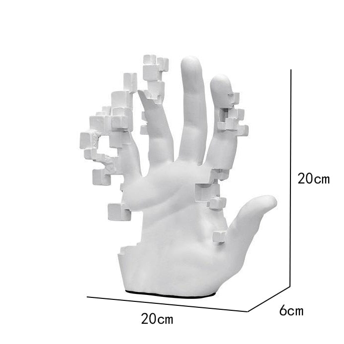 Moderne Kunstvolle Akzente Hand Statue Dekor | Brehn