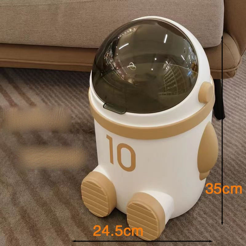 VIvolux | Mini Astronaut Form Niedlicher Büro-Mülleimer