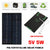 VIvolux | Notfall Wanderung Solar USB Tragbares Ladepanel