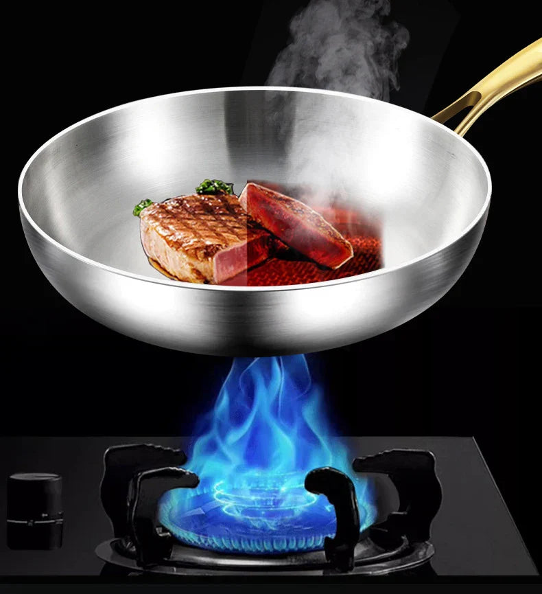 ChefSteel – Professionele RVS Koekenpan voor Gas & Inductie | Brehn
