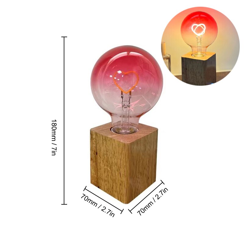 Brehn | Ewigkeit Liebe Herz LED Atmosphärenlampe