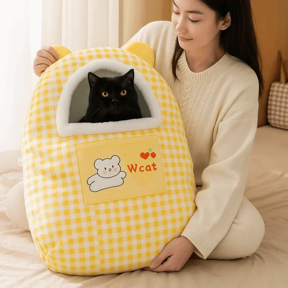 Brehn | Snuggle Dreams Bequemes Katzenbett Haus