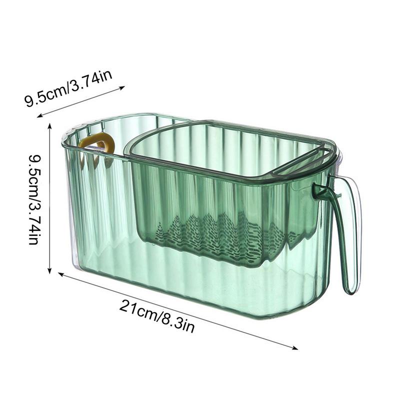 Brehn | Klarer Stapel Transparenter Doppel-Layer Korb