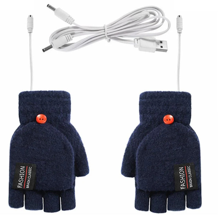 USB wiederaufladbare warme Welle beheizte Handschuhe