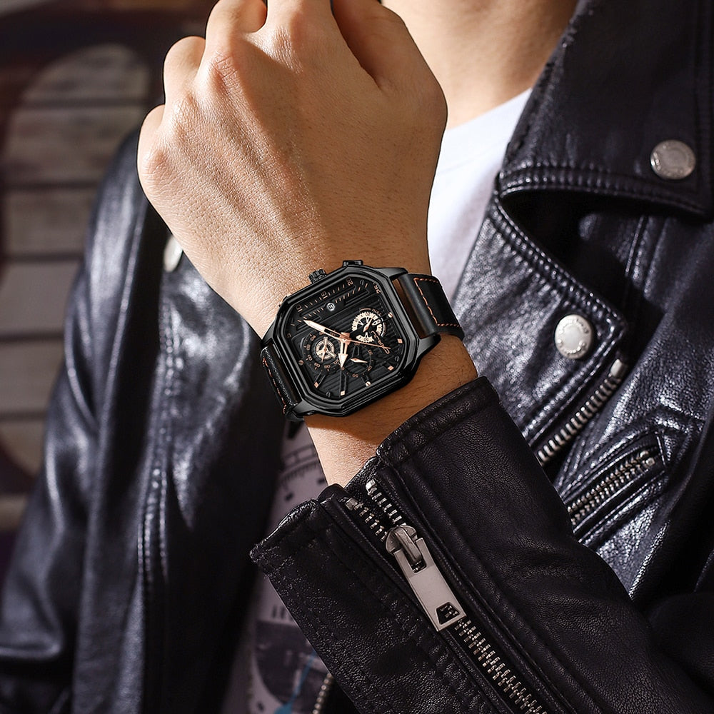 Brehn | Wavefront Timely Square Wasserdichte Uhr