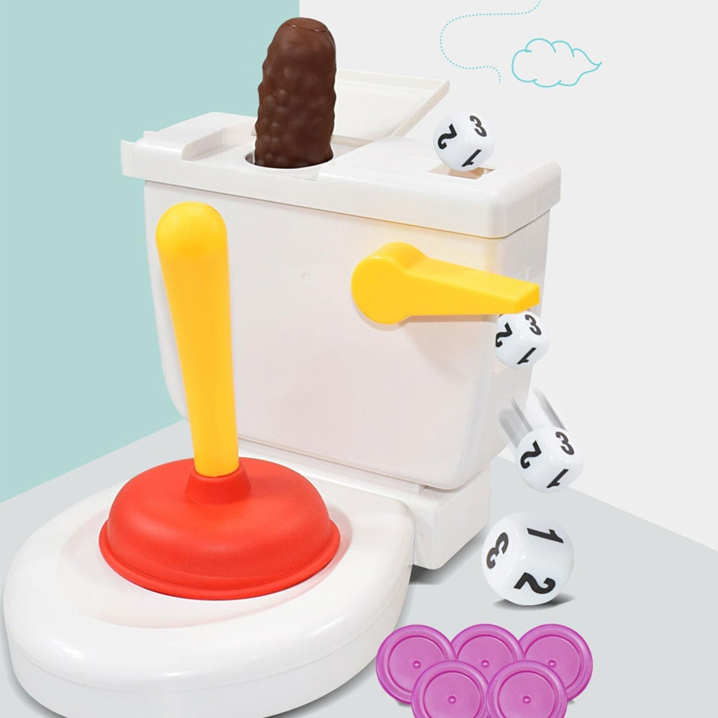 Brehn | Toiletten-Chaos – Das lustige Familien-Wurfspiel