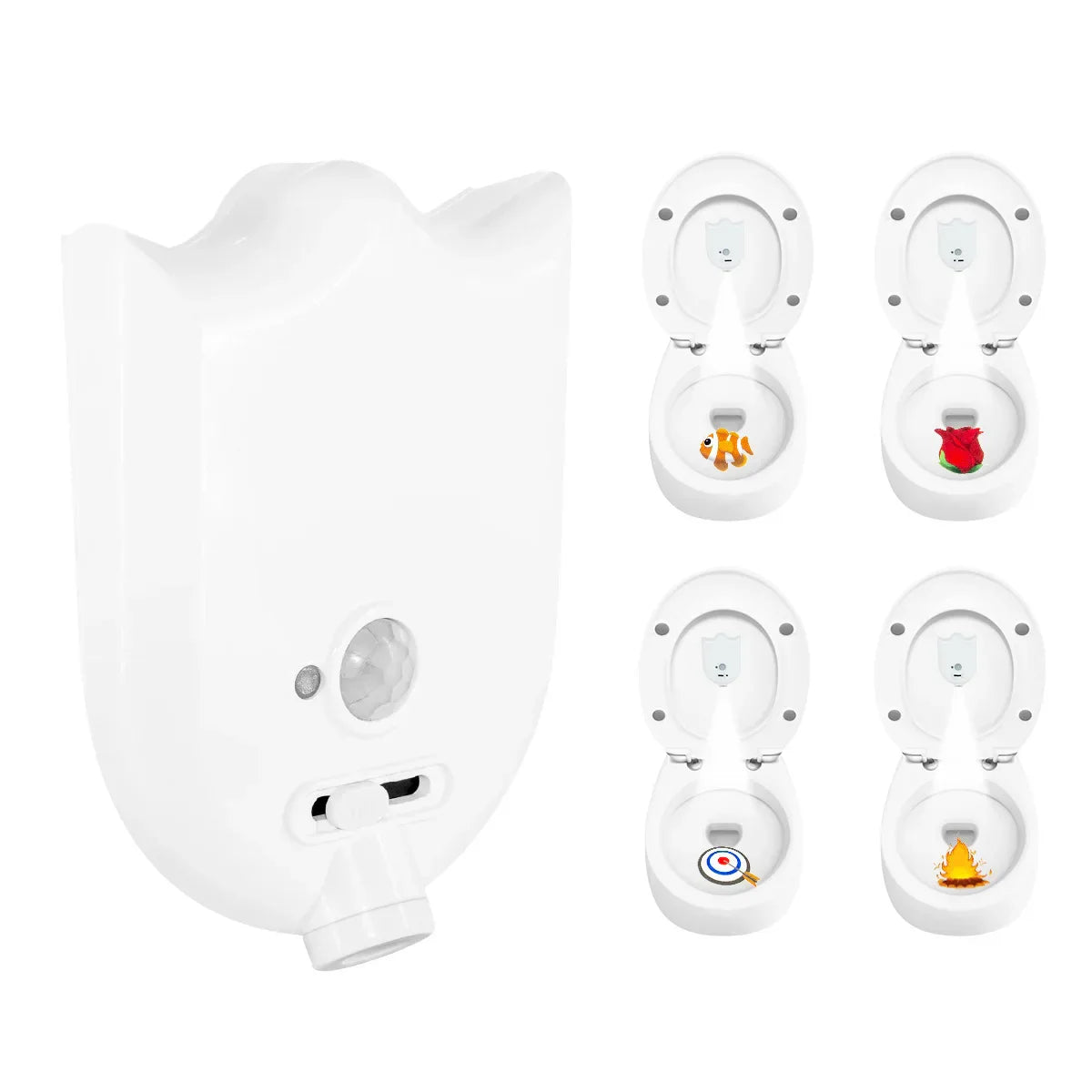 Hintergrundbeleuchteter Toiletten-LED-Sensorprojektor