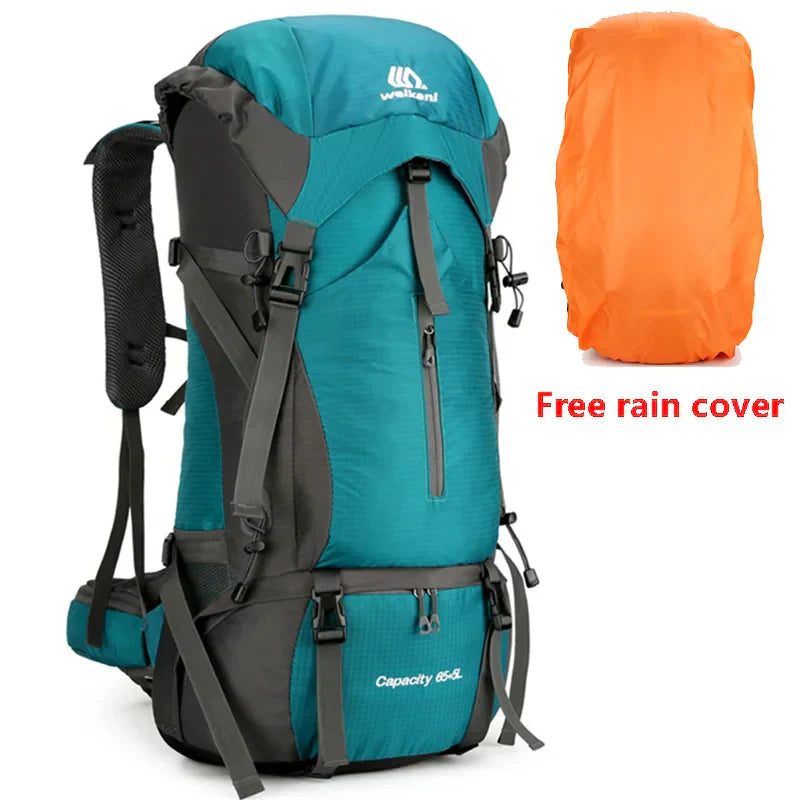Alpivento 70L Trekkingrucksack mit Regenhülle | Brehn