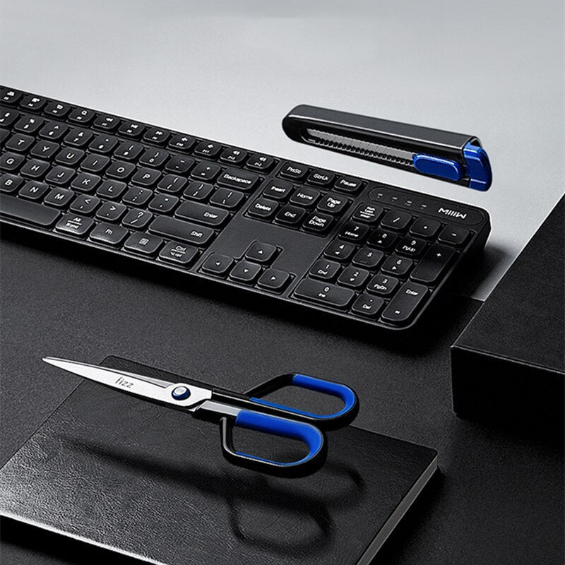 VIvolux | 2in1 Sicherer Schnitt Kreativmesser Schere