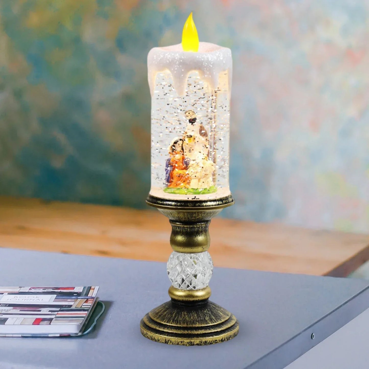 Crystal Echo Weihnachtswasserkerze | Brehn