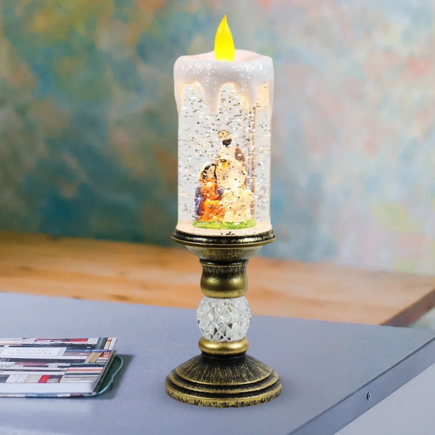 Crystal Echo Weihnachtswasserkerze