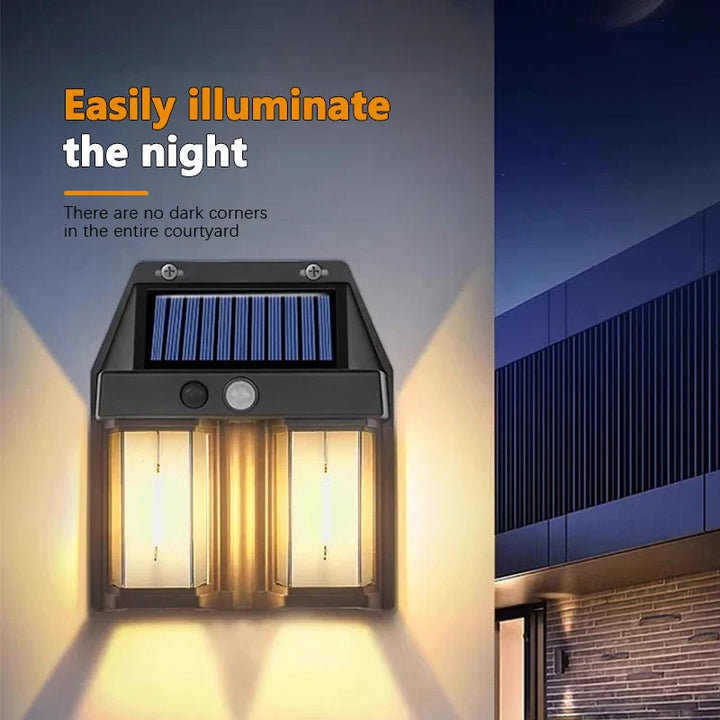 Brehn | Nachtwächter LED Solar Wand Wasserdichte Lampe