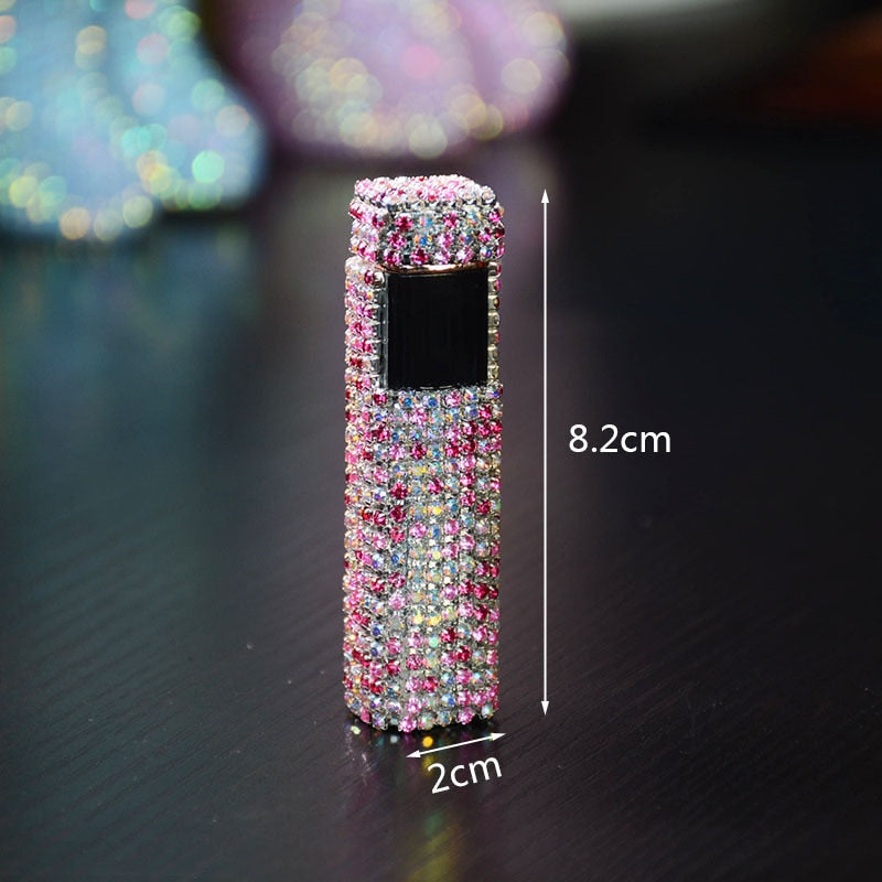 Brehn | Sparkle Stone Strass Wiederaufladbares Tragbares Feuerzeug