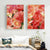 Rosa rote Rosen florale Wandkunst Feine Kunst Leinwanddrucke Moderne botanische Poster Bilder für Wohnzimmer, Schlafzimmer Kunst Dekor | Brehn