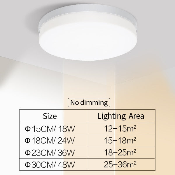 VIvolux | Natural Room Schlanke LED-Deckenleuchte