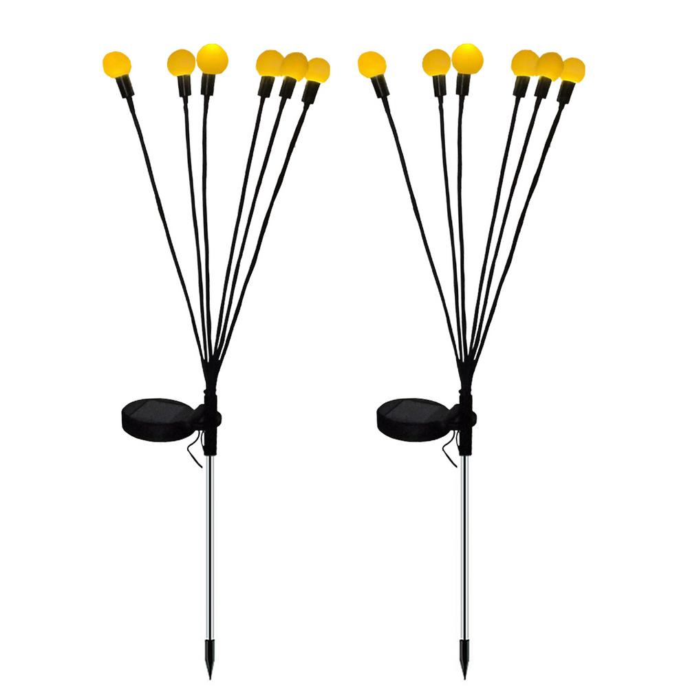 VIvolux | Solar Reed Wasserdichte Faser Patio Lichter