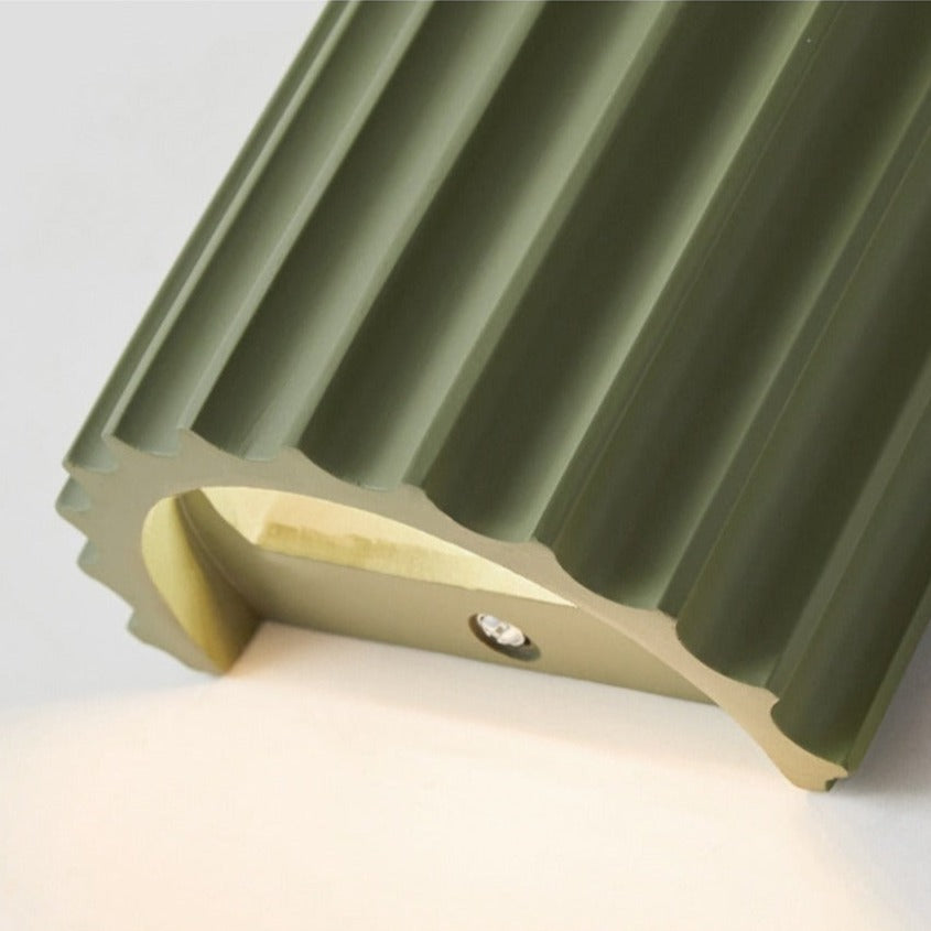 Brehn | Falten Farbe Harz LED Wand Leuchte Lampe