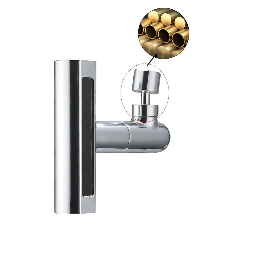 Brehn | RainFlow Küchenarmatur - Chrom Spültischarmatur mit 4 Wasser-Einstellungen