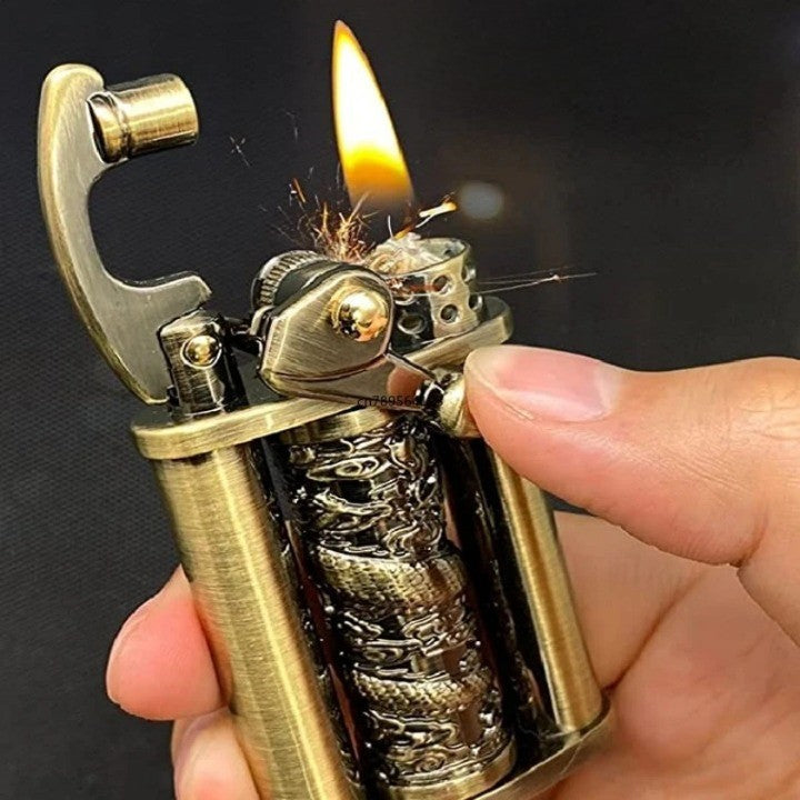 Brehn | Eco Flame Vintage Messing Kerosin Feuerzeug
