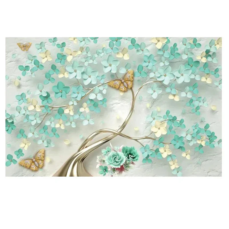 Abstract Floral Big Blossom Petal Tree Wandkunst Feine Kunst Leinwanddrucke Bild Für Wohnzimmer Schlafzimmer Salon Kunst Dekor | Brehn