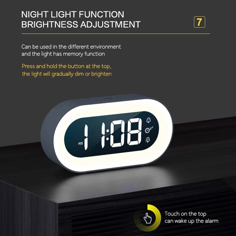 Vivolux | Digitaler Wecker mit Nachtlicht - Lumino