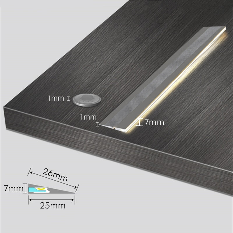 Unsichtbares Oberflächen-Aluminium Dünnes Lichtpanel | Brehn