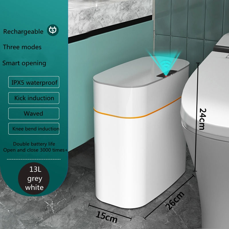 Smart Electric Trash With Lid | Brehn