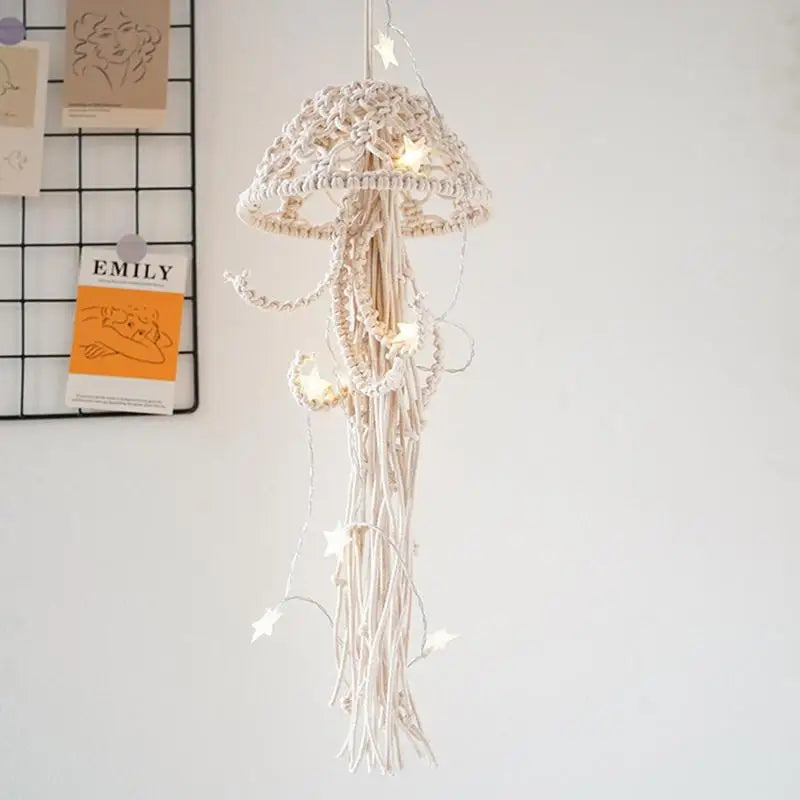 Brehn | Künstlerische Quallen Traumfänger Handgemachte Lampe