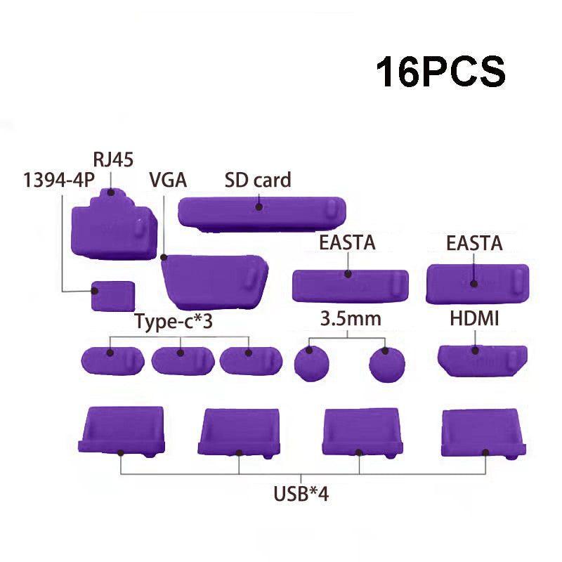 VIvolux | Dust Defender Universal Notebook Steckdosenschutz
