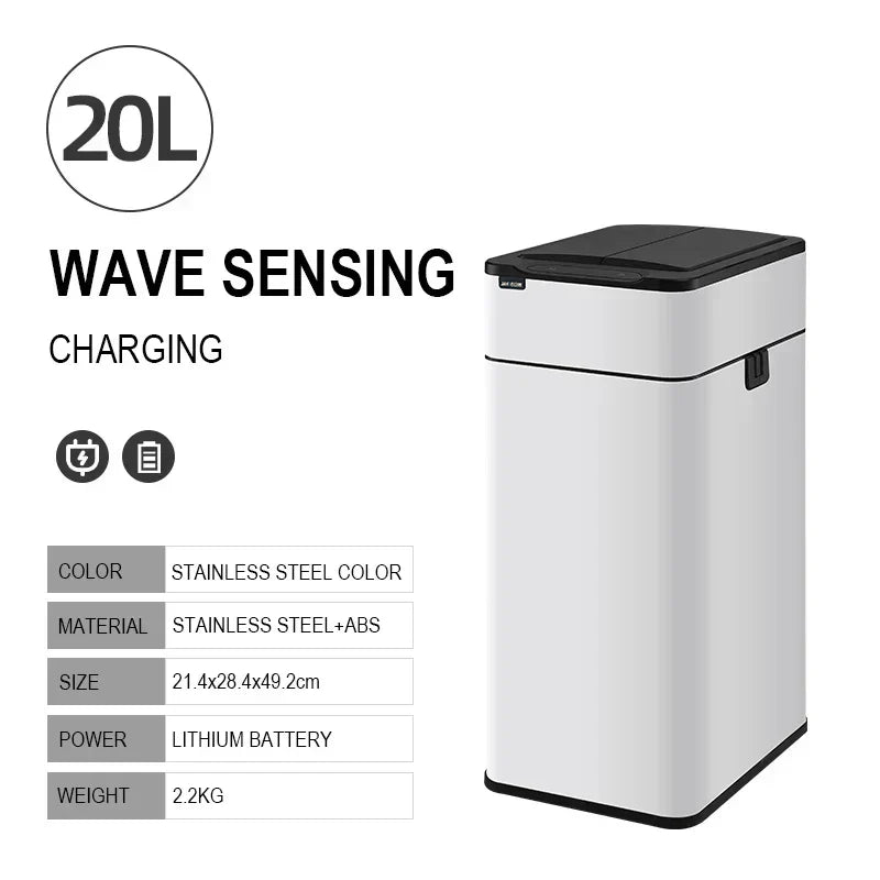 Brehn | Smart Edelstahl Automatischer Sensor Mülleimer
