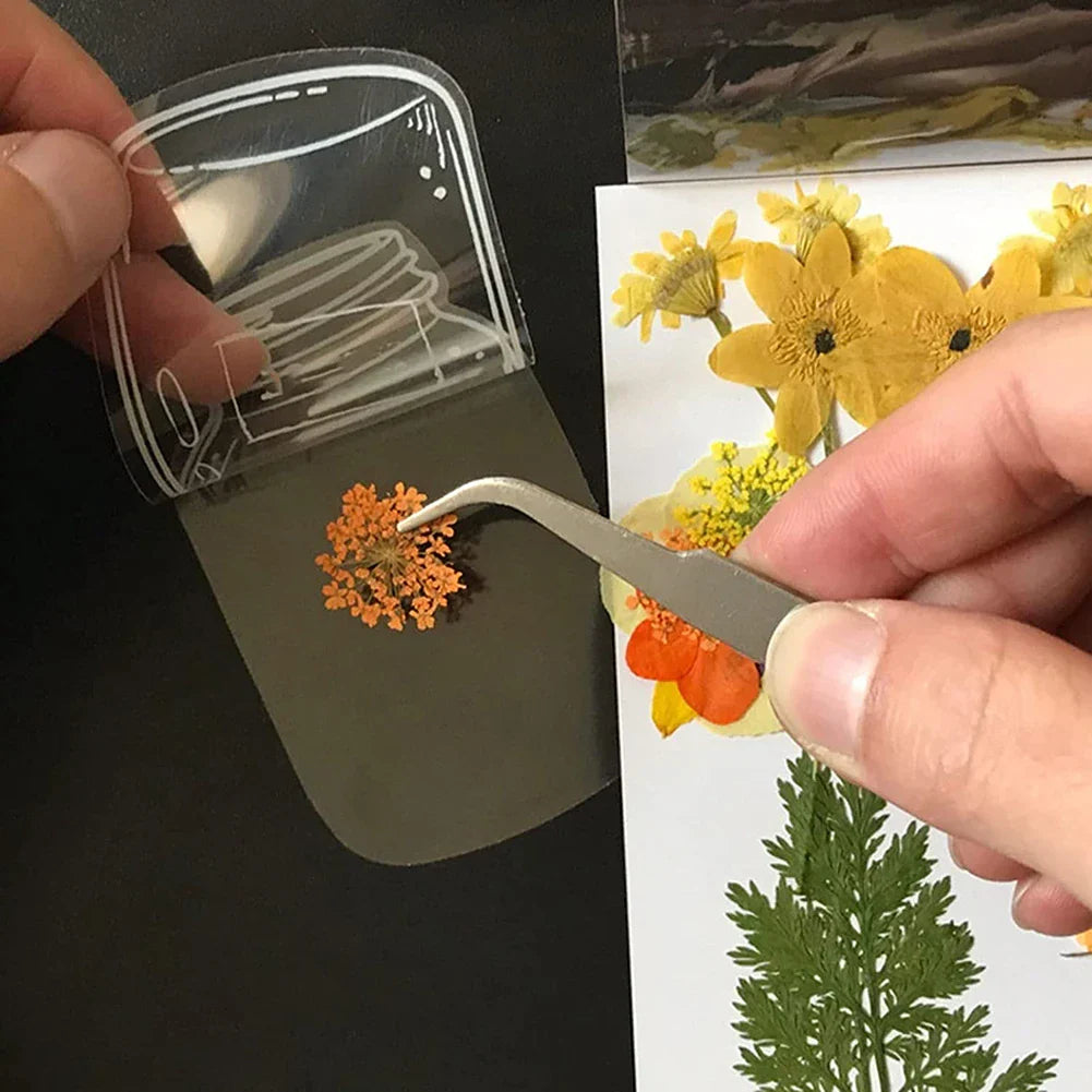 Brehn | DIY Transparente natürliche Blumen Lesezeichen