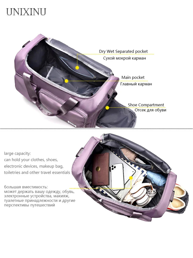 Brehn | Reisetasche Veyora WeekAir | 35 L Kapazität | Mit Schuhfach & Nass-/Trocken-Trennung | Für Flugreisen, Sport & Wochenendausflüge