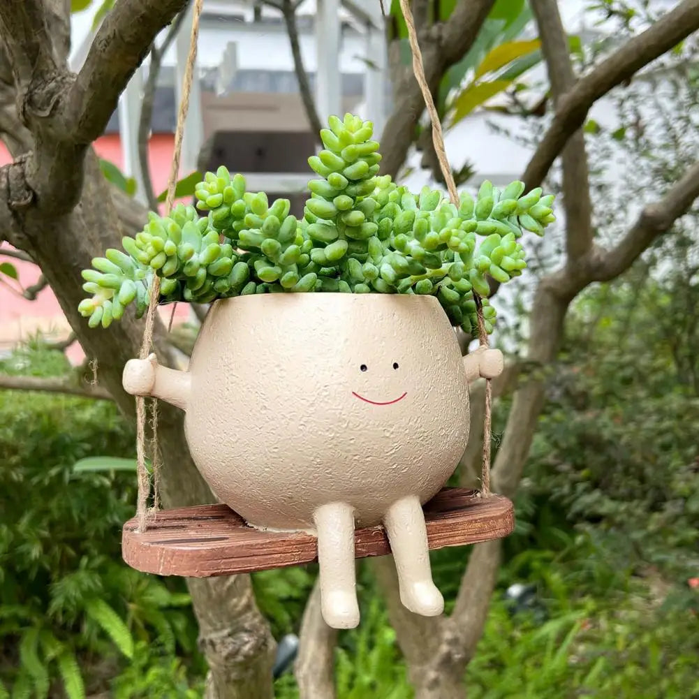 Swing Smiling Face Blumentopf | Brehn