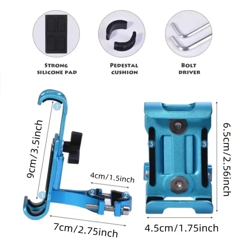 Motorrad Handyhalterung | Optional 360° drehbar | Brehn