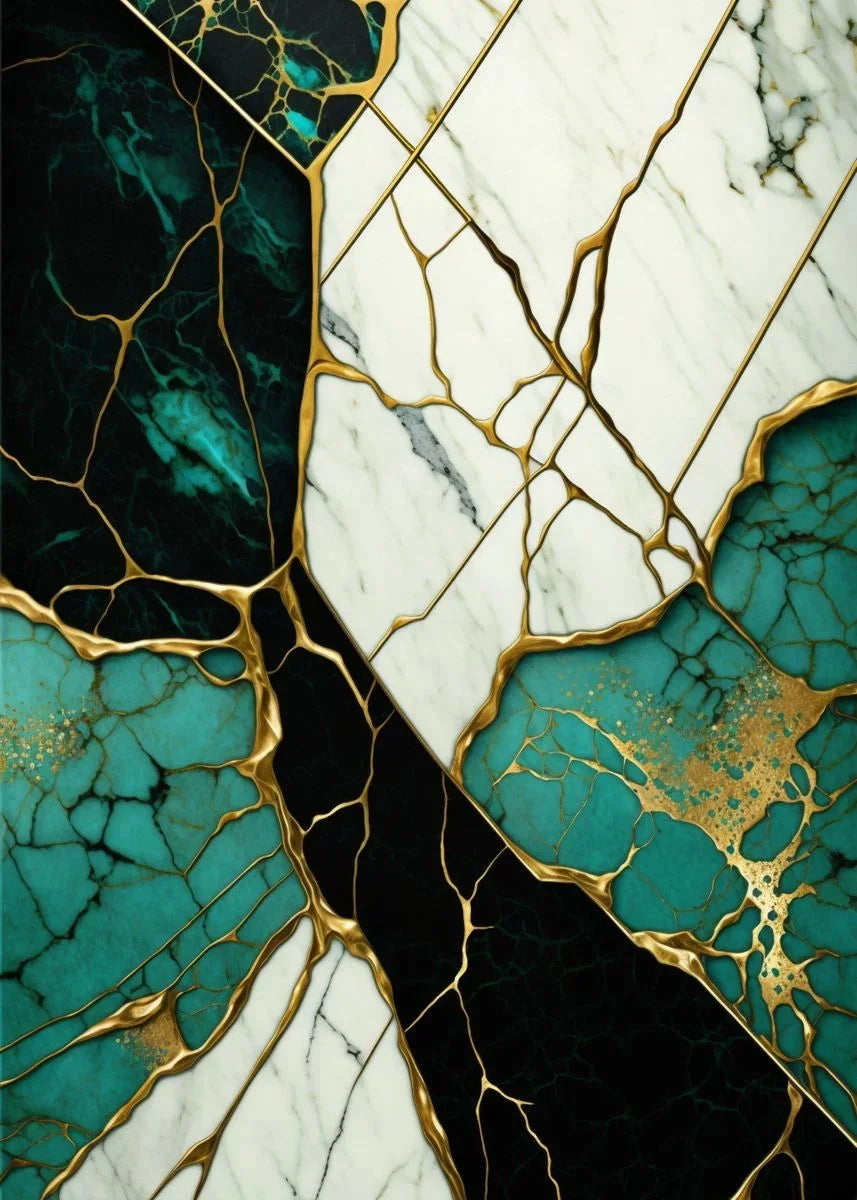 Moderne Fließende Geometrie Schwarzes Goldenes Abstraktes Wandkunst Feine Kunst Leinwanddrucke Bilder Für Wohnzimmer Esszimmer Home Office Dekor | Brehn