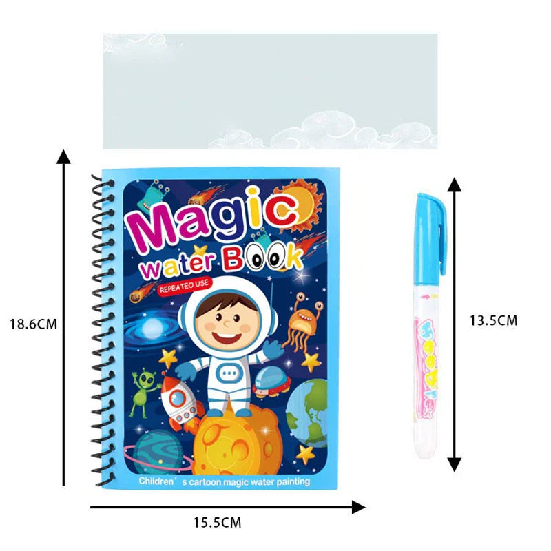 Brehn | Magisches Wasser Malbuch für Kinder