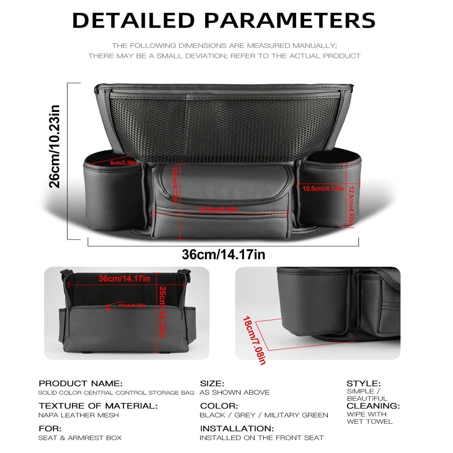 Brehn | Ultimativer Auto-Konsole-Organizer