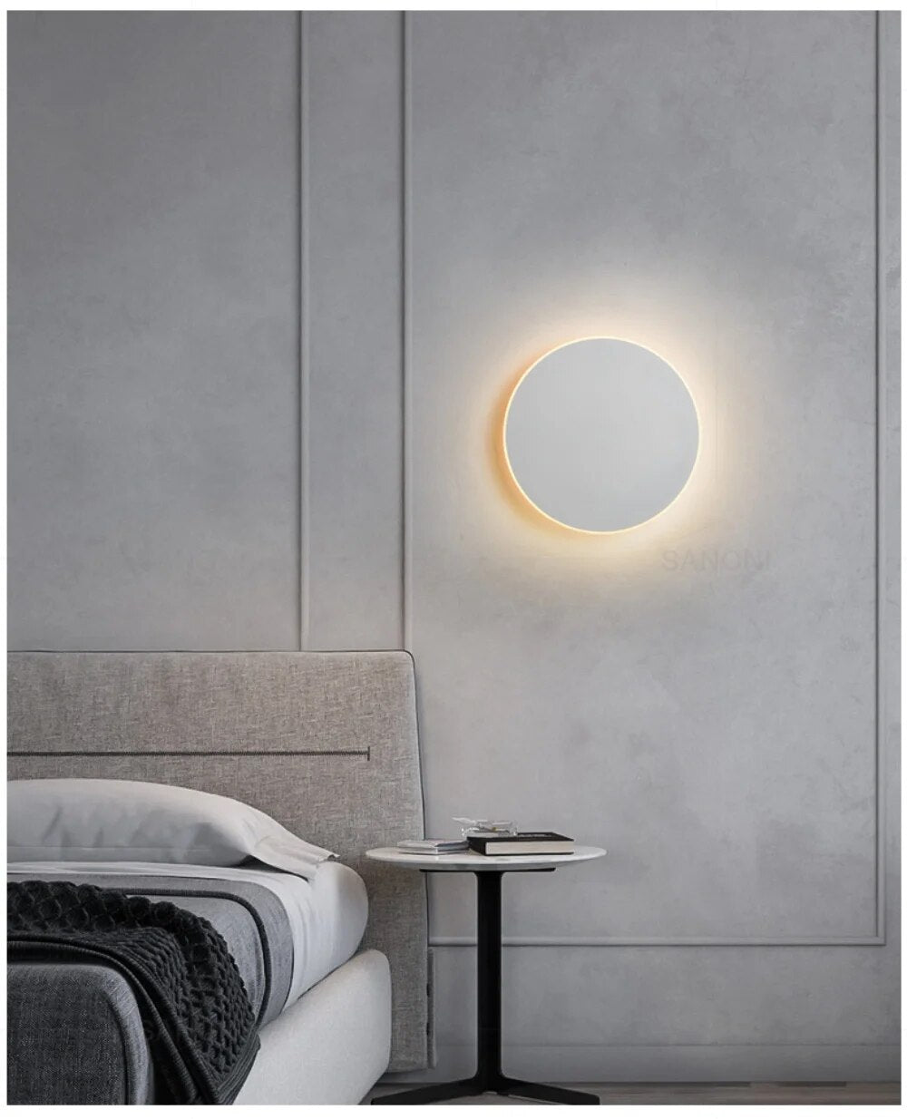 LED Wandleuchte Rund