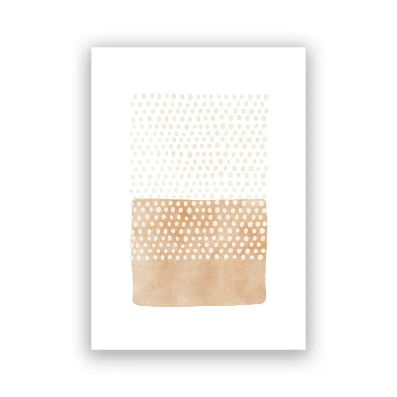 Schatten von Beige Abstrakte Linienkunst Wandkunst Feine Kunst Leinwanddrucke Minimalistische Bilder für moderne Wohnzimmerskunst für zeitgenössische Innenräume