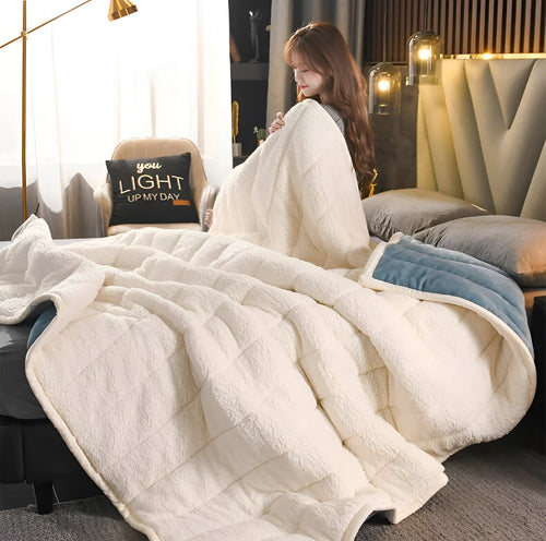 Brehn | Luxus Fleece Decke Super Weich Warm und Gemütlich Hochwertige Materialien