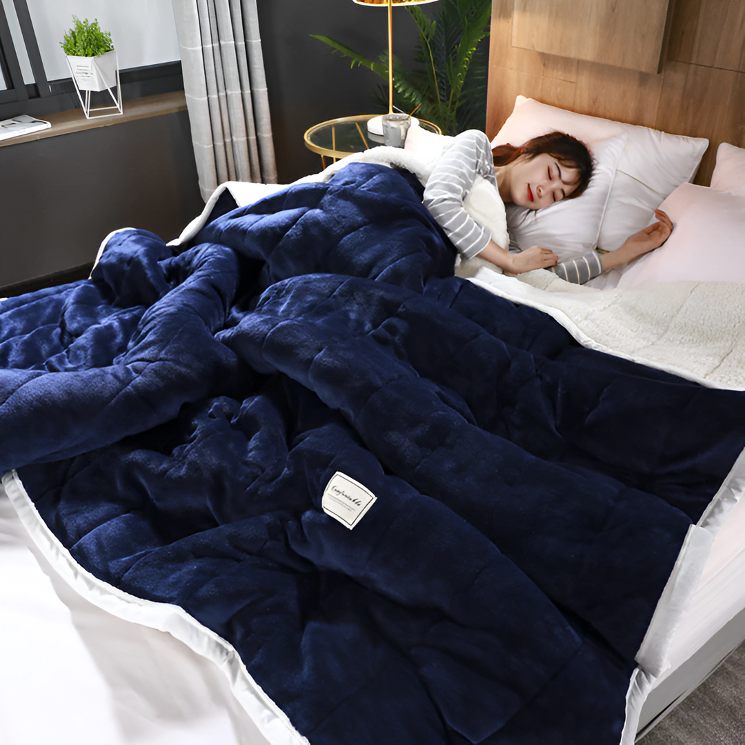 Brehn | Luxus Fleece Decke Super Weich Warm und Gemütlich Hochwertige Materialien