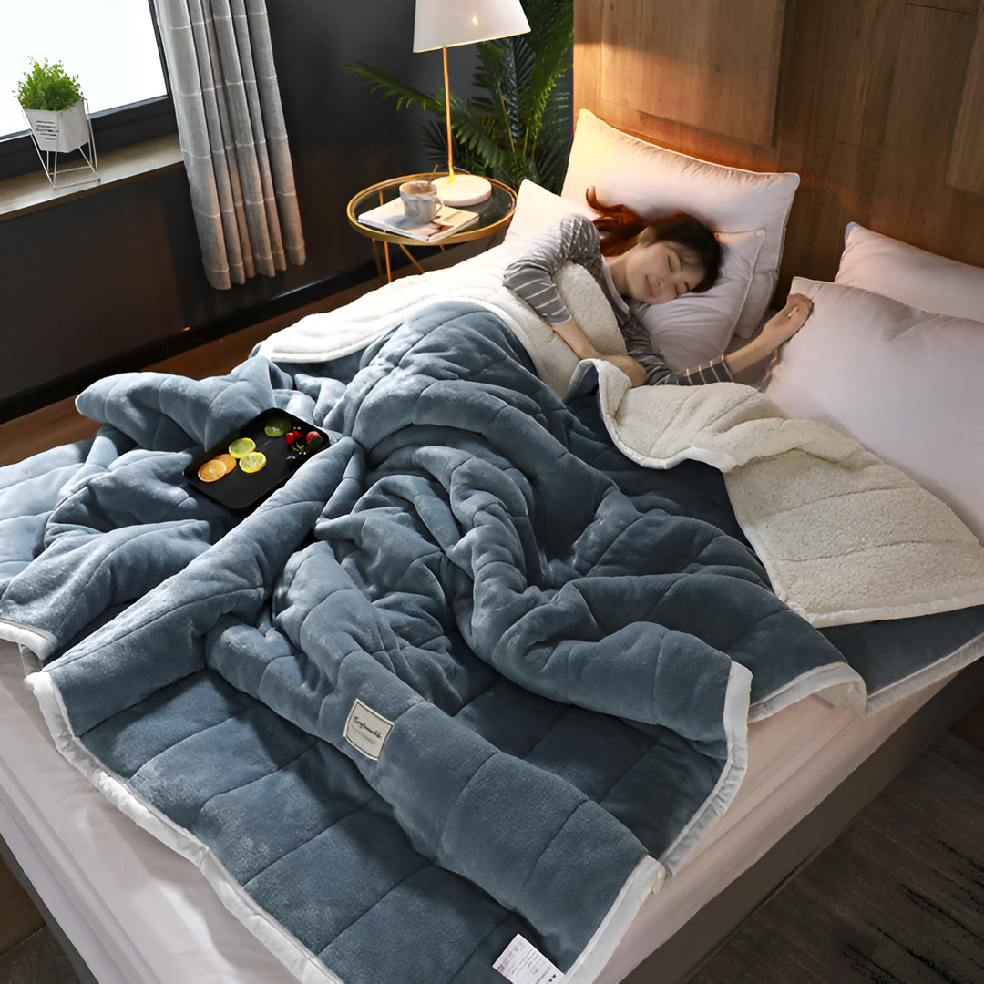 Brehn | Luxus Fleece Decke Super Weich Warm und Gemütlich Hochwertige Materialien