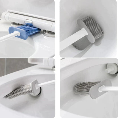 Silicone WC-Bürste mit Wandhalterung – Ultimative Hygienelösung