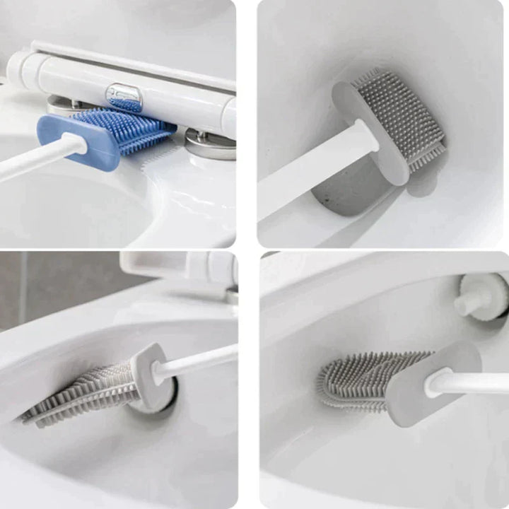 Silicone WC-Bürste mit Wandhalterung – Ultimative Hygienelösung
